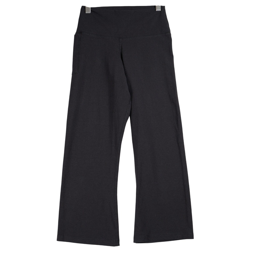 Tasc Performance Nola Wide Leg Yoga Pants Black Bamboo Blend Womens Small S